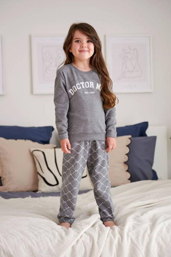 Piżama dziecięca 5243 Unisex Doctor Nap - grey