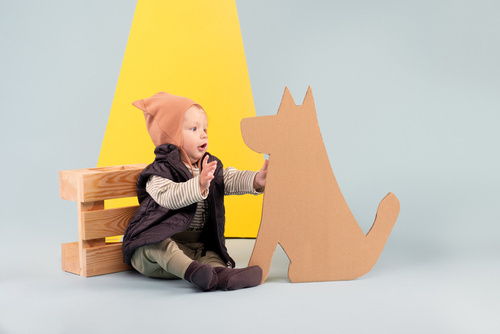 Olivier Pinokio Bezrękawnik dla chłopca - grafit