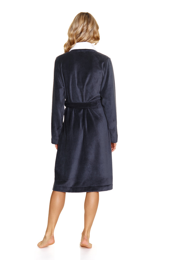 7182 Szlafrok damski Plus Size Doctor Nap - grey