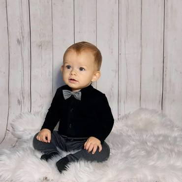 Miłosz Bambarillo Body z długim rękawem czarny