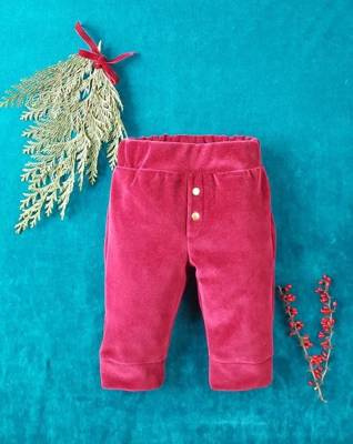 Spodnie eleganckie Little Gentleman 410W Marija - bordo