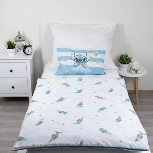Jerry Fabrics Pościel Bawełniana Lilo & Stitch Tropical Hugs 100x135 40x60