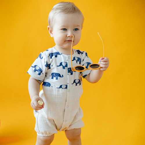 Pearfect Eevi Rampers niemowlęcy - zielony