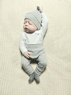 Rosnę Bambarillo komplet 3-częściowy biały-szary