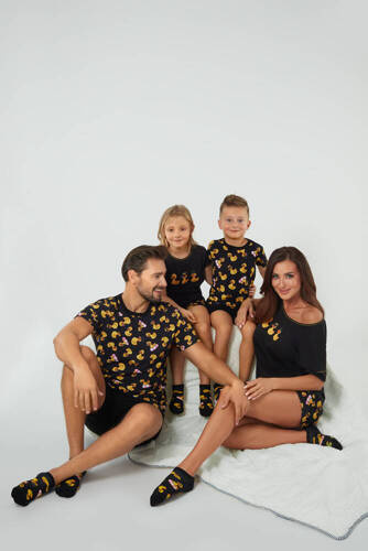 Anatre Italian Fashion Piżama dziecięca - czarny/druk