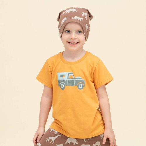 Safari Pinokio Koszulka z nadrukiem - pomarańczowy