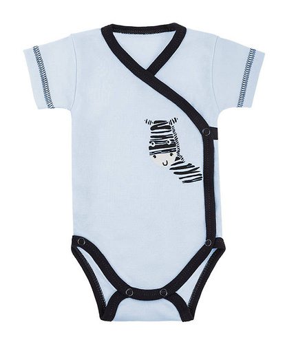 Komplet 2-częściowy "Zebra" Terjan - niebieski