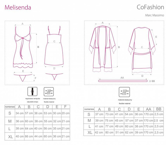 Melisenda CF 1709 Komplet damski CoFashion Marc Massimo