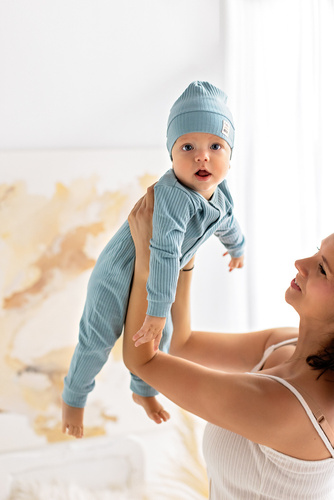 "Natural Harmony" Makoma Czapeczka niemowlęca turkusowy