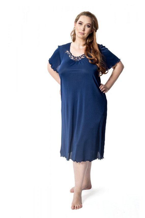 4112 Beatriz halka koszula nocna damska Mewa koralowy