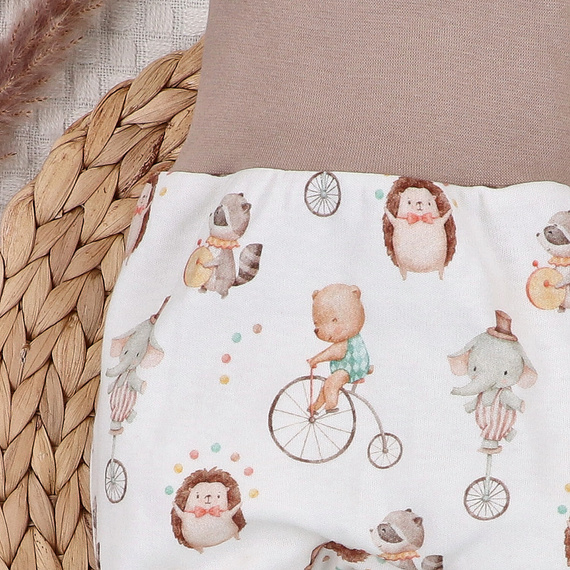 ABN-5590 Circus Pośpiechy niemowlęce Nini – 100% bawełna organiczna, miękkie i antyalergiczne