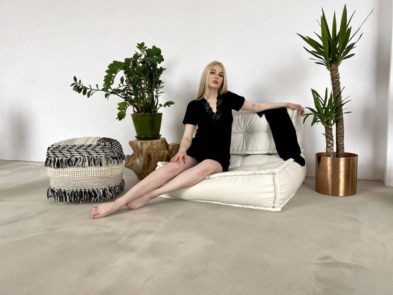 640 Noela Koszulka nocna Forex - czarny