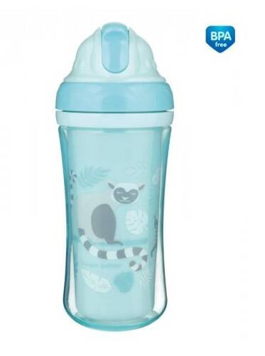 CA74/051 Bidon ze składaną silikonową rurką lemur Canpol Babies