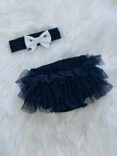 Bloomers Bambarillo ze spódniczką tiulową granatowy