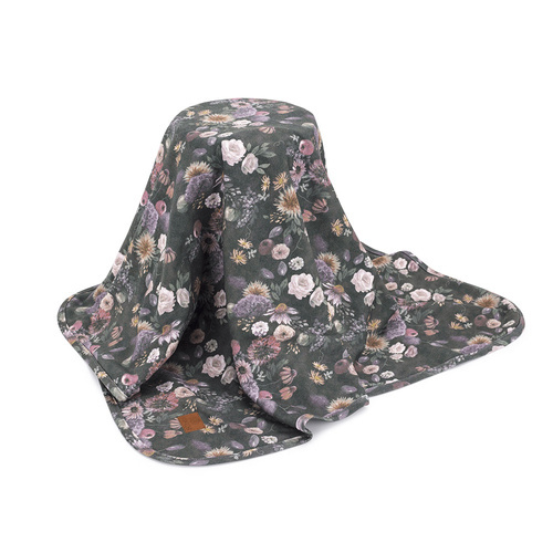 Mystery of Flowers  Kocyk niemowlaka cotton Makaszka