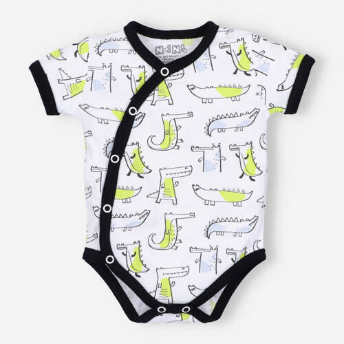 ABN-3681/KRO Crocodiles Body kopertowe z krótkim rękawem Nini