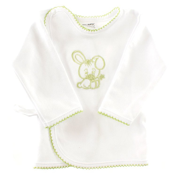 Koszulka niemowlęca z haftem - niebieski Martex