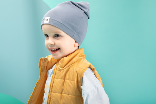 Fun Time Pinokio Kamizelka pikowana - żółty