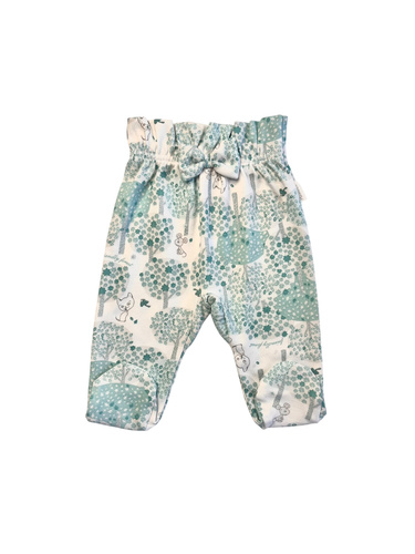 Mamatti PG15115 – półśpiochy niemowlęce białe, z wysokim stanem i wzorem