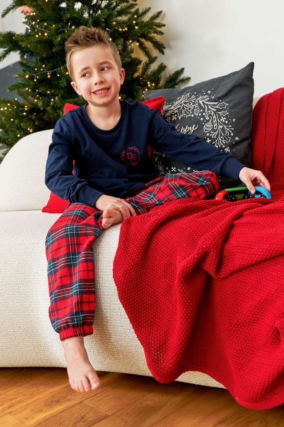 Piżama dziecięca 7129 Unisex Doctor Nap - navy blue