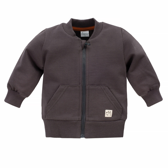 Olivier Pinokio Bluza dla chłopca rozpinana - grafit