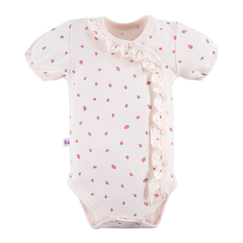 Strawberry & Love Eevi Body kopertowe z krótkim rękawem