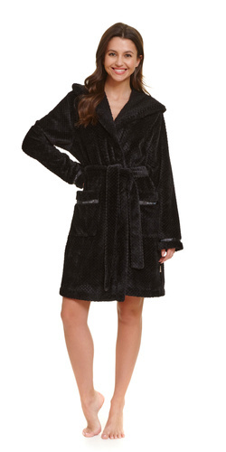 5208 Szlafrok damski Doctor Nap - black