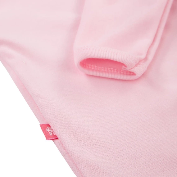 Run&Fun Eevi Body z długim rękawem rozpinane- różowy