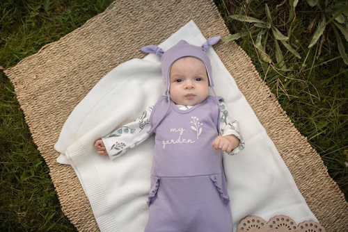 "My Garden" Pinokio Śpiochy niemowlęce - fiolet