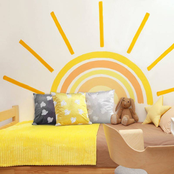 Poszewka dziecięca Design91 Kids 1A szary