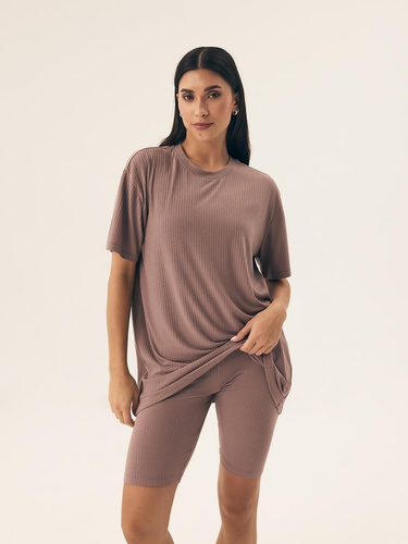 42682 Nueva Piżama Damska Henderson - brązowy