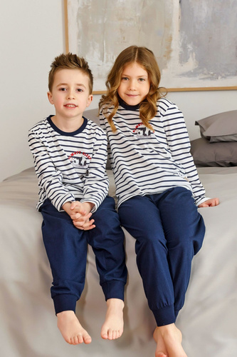 Piżama dziecięca 7116 Unisex Doctor Nap - marine