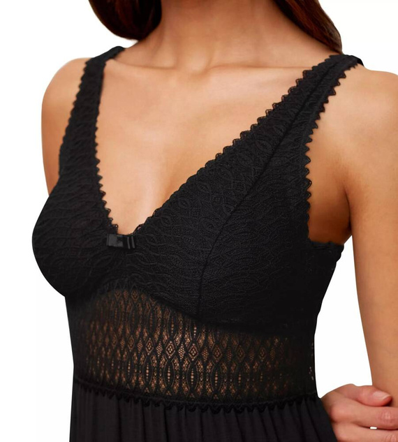 Koszula nocna Aura Spotlight NDK 01 X Triumph - black