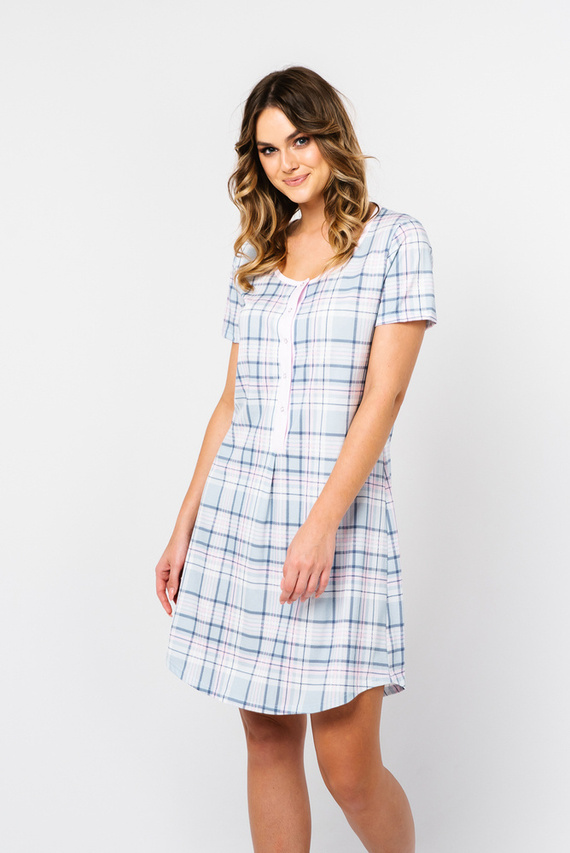 Allison koszula nocna krótki rękaw Italian Fashion - druk