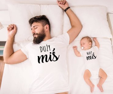 Zestaw Mały Miś, Duży Miś Moocha biały