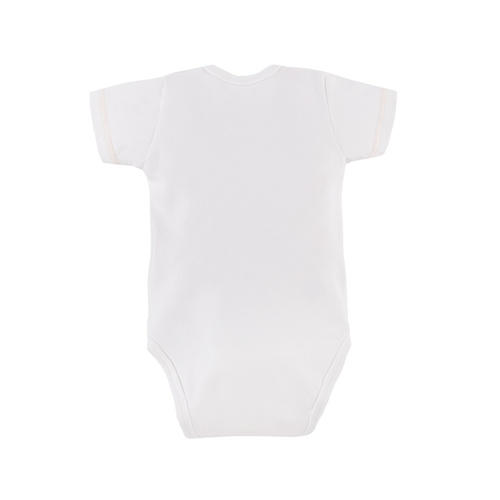 Daisy Eevi Body dziecięce z krótkim rękawem - biały