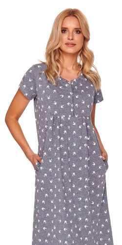 Koszula Nocna 4119 Doctor Nap - dark grey