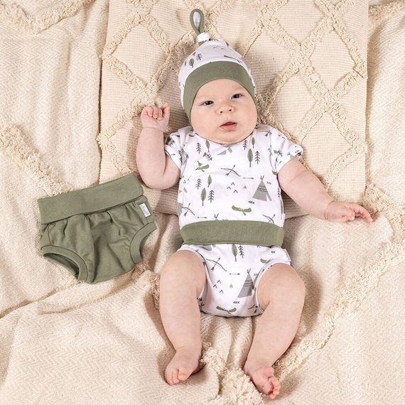 206094 Bruno Nicol Kopertowe Body z krótkim rękawem