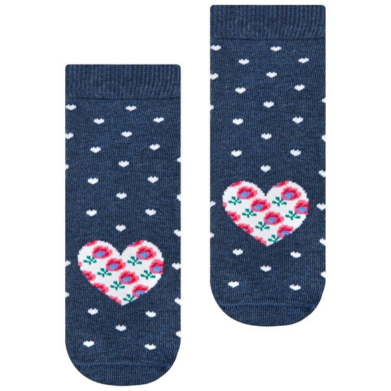 art.138 Skarpety Cotton Candy Folk Steven szary melanż 076