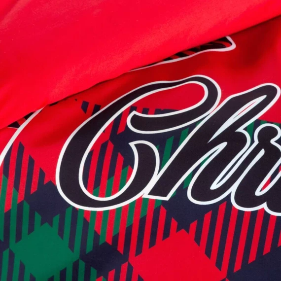 Dasher Pościel świąteczna renifer z mikrowłókna Eurofirany czerwony