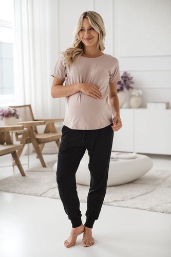 Spodnie Milk&Love dresowe joggersy czarny