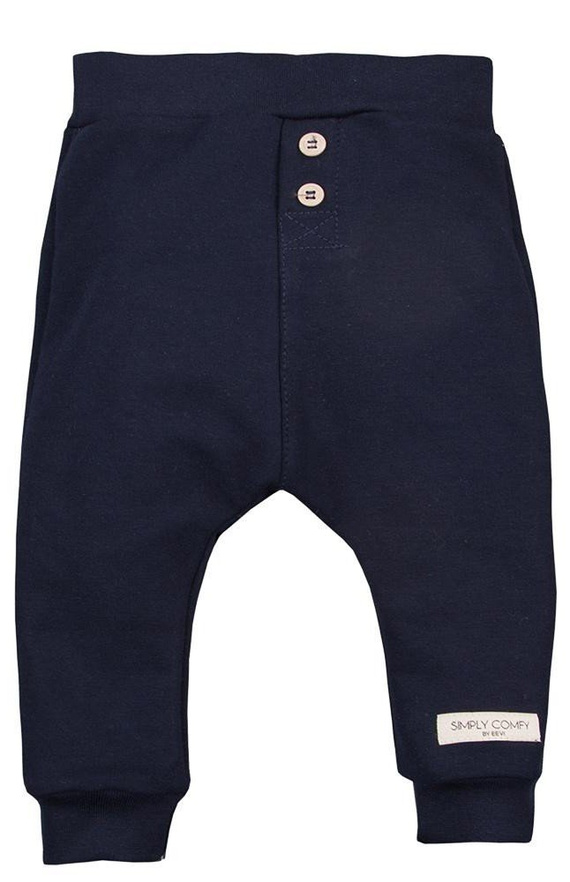 "Simply Comfy" Ewa Klucze Spodnie z guzikami - szary melanż