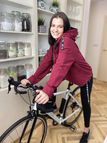 496 Just Dres damski Forex - bordo