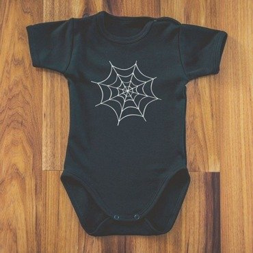 Body krótki rękaw "PAJĘCZYNA" Moocha czarne