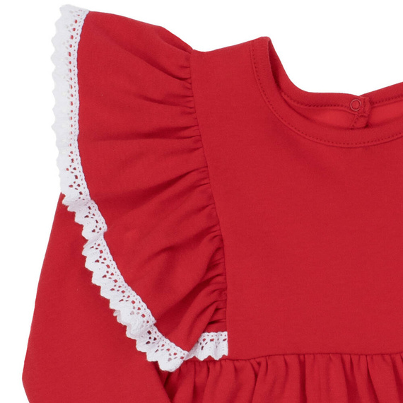 Sukienka 163179 "Magia Świąt" Nicol - czerwony