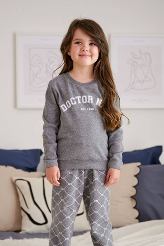 Piżama dziecięca 5243 Unisex Doctor Nap - grey