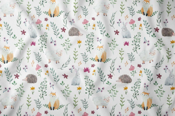 3695 A Kraina Snów Pościel dziecięca bawełniana zwierzęta Karo