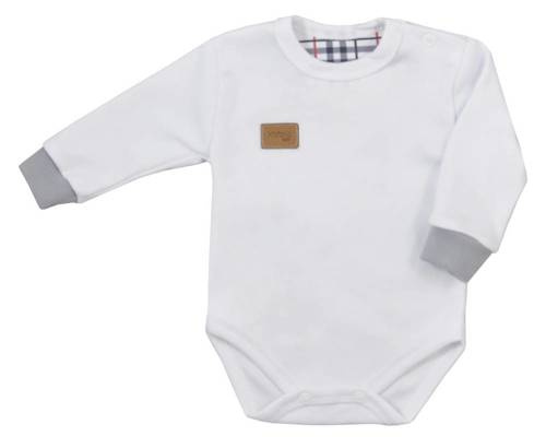 Jack Koala Body z długim rękawem - białe