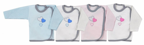 Koszulka niemowlęca "ZAKOCHANY MIŚ" organic Koala niebieska