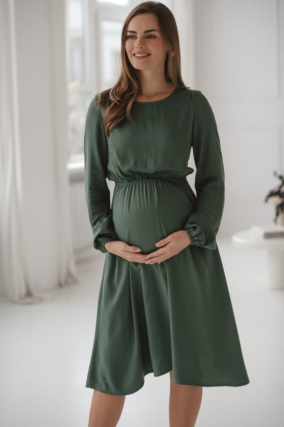 Lovely Dress Midi sukienka ciążowa i do karmienia Milk&Love miętowy